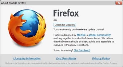 Download Mozilla Firefox 6 Beta