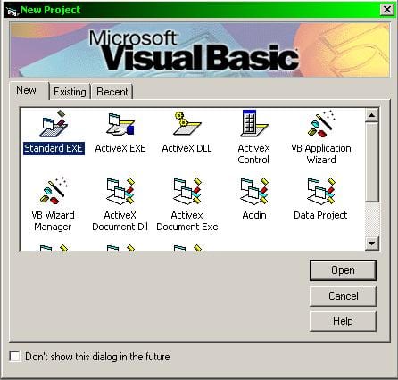 Awal Pengenalan Dasar Tentang Visual Basic 6