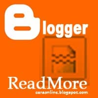 Cara Membuat Read More Tanpa Script