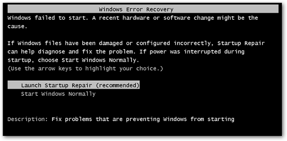 Memperbaiki Windows 7 Infinite Reboot Loop