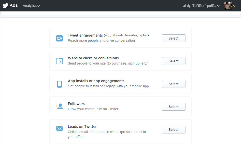 Campaign Twitter Ads