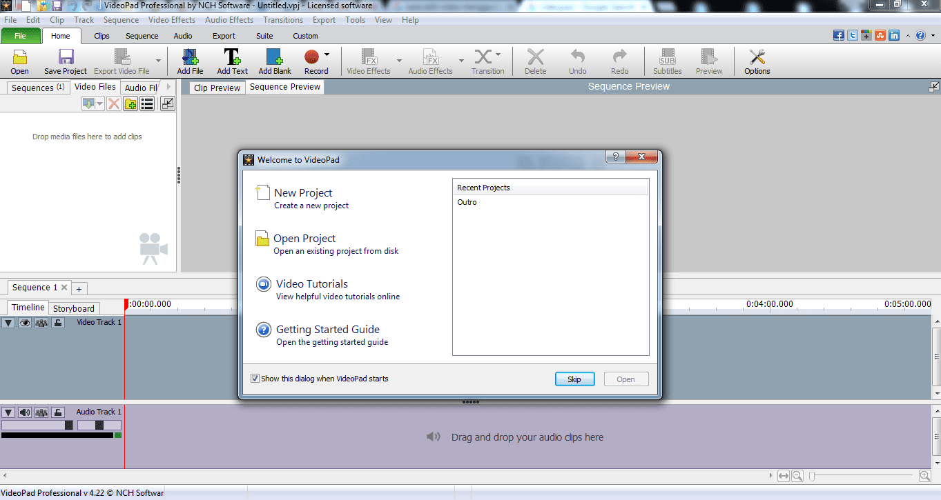 Videopad Video Editor