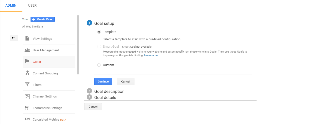 Goal ID Setting