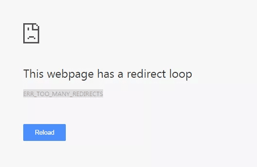 Memperbaiki ERR_TOO_MANY_REDIRECTS