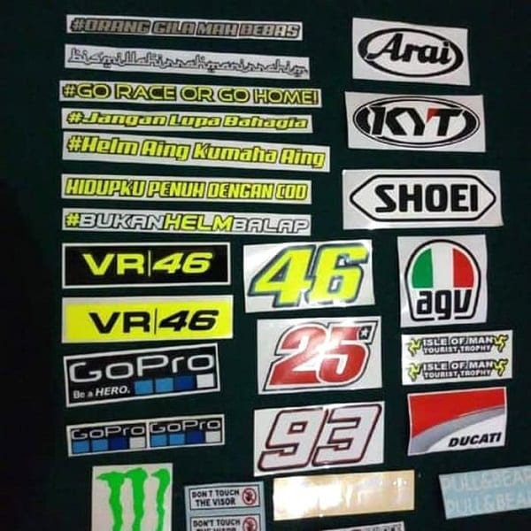Stiker Visor