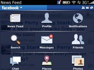 Kelemahan Facebook For Blackberry Versi 2.0