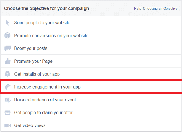 Facebook App Engagement