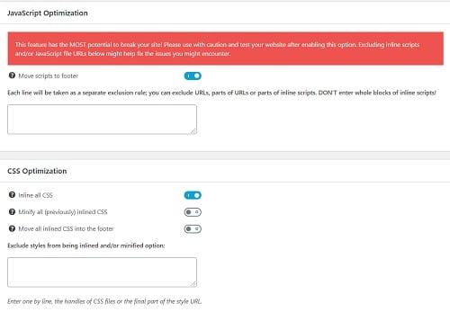 JavaScript Setting Speed Booster Pack Mempercepat Loading Blog WordPress