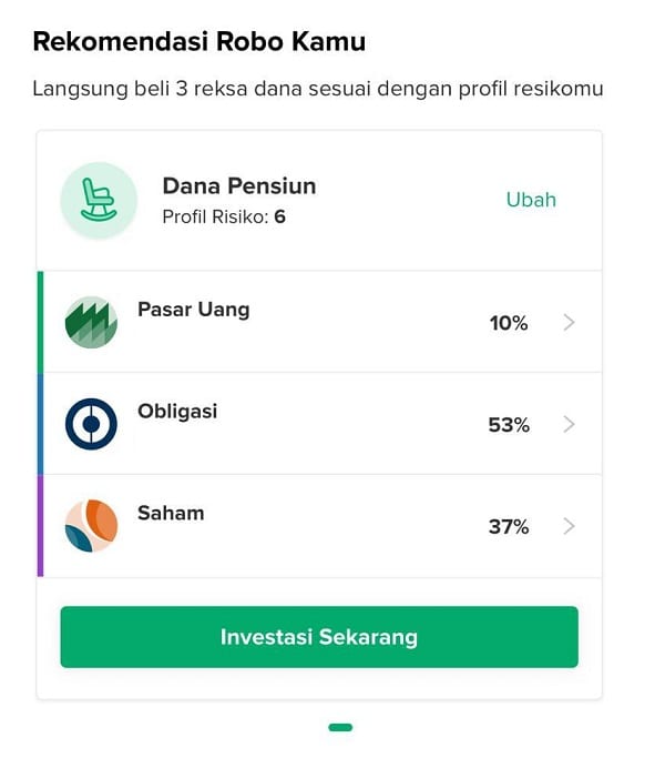 Pembelian di Aplikasi Bibit